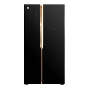 晶弘對(duì)開(kāi)門冰箱_Fullmotion變頻壓縮機(jī)_BCD-630WPDGB 630L大冷凍空間 特設(shè)輕觸式吧臺(tái) 1天約1度電 鎏金黑_9511352001