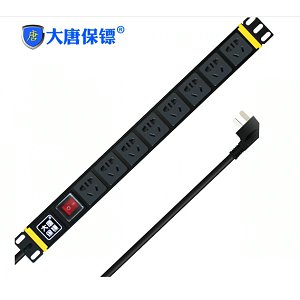大唐保鏢 pdu機(jī)柜插座 開關(guān)8位10A 電源插排