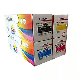 彩色激光打印機粉盒LS-CF403A品紅色