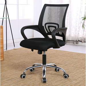 辦公家具電腦椅家用辦公椅子網(wǎng)椅休閑轉(zhuǎn)椅人體工學(xué)椅職員椅子 黑框黑色