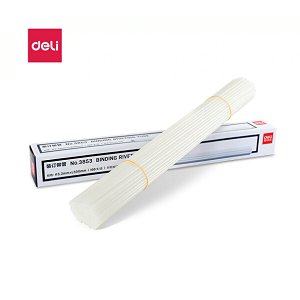 得力（deli）3853 自動財務(wù)憑證裝訂機專用鉚管500mm 100支/盒 （適用于得力3880 33888 14601 33480）