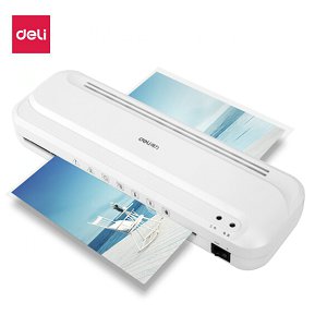 得力（deli）A3 A4照片塑封機(jī) 過(guò)塑機(jī) 過(guò)膠機(jī)相片過(guò)膜機(jī)文件覆膜機(jī) 及 塑封膜 2132 A4家用迷你塑封機(jī)