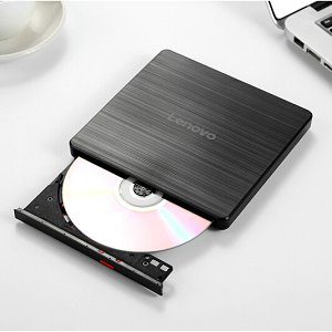 聯(lián)想（Lenovo）8倍速 USB2.0 外置光驅(qū) 外置DVD刻錄機(jī) 移動(dòng)光驅(qū) 黑色(兼容Windows/蘋果MAC系統(tǒng)/GP70N)